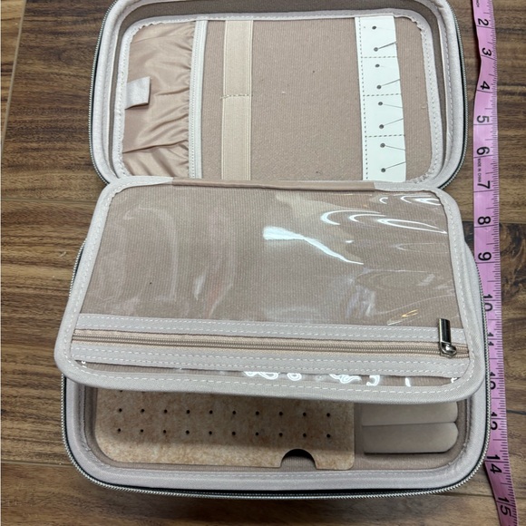 ProCase hard black jewelry travel case, multiple compartments for storage, new - Picture 3 of 6